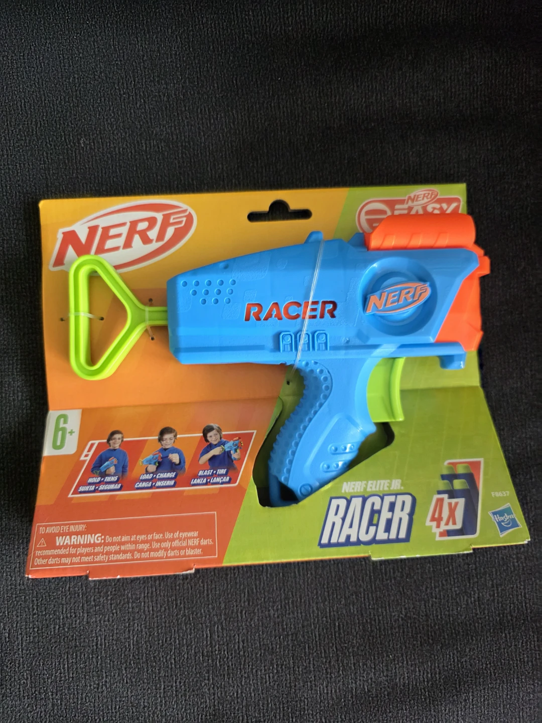 Nerf Elite Jr. Racer 4X Blaster ⚽️