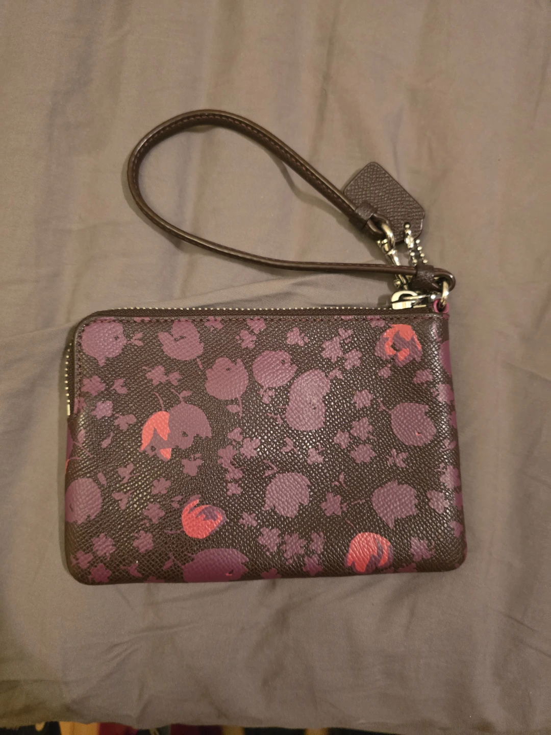 Coach Floral Wristlet Pouch - photo 2