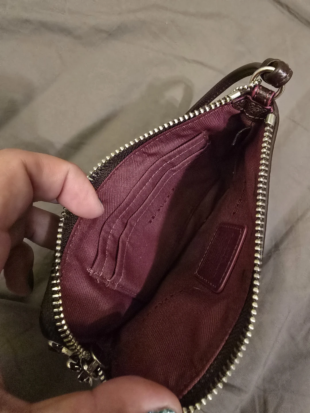 Coach Floral Wristlet Pouch - photo 3