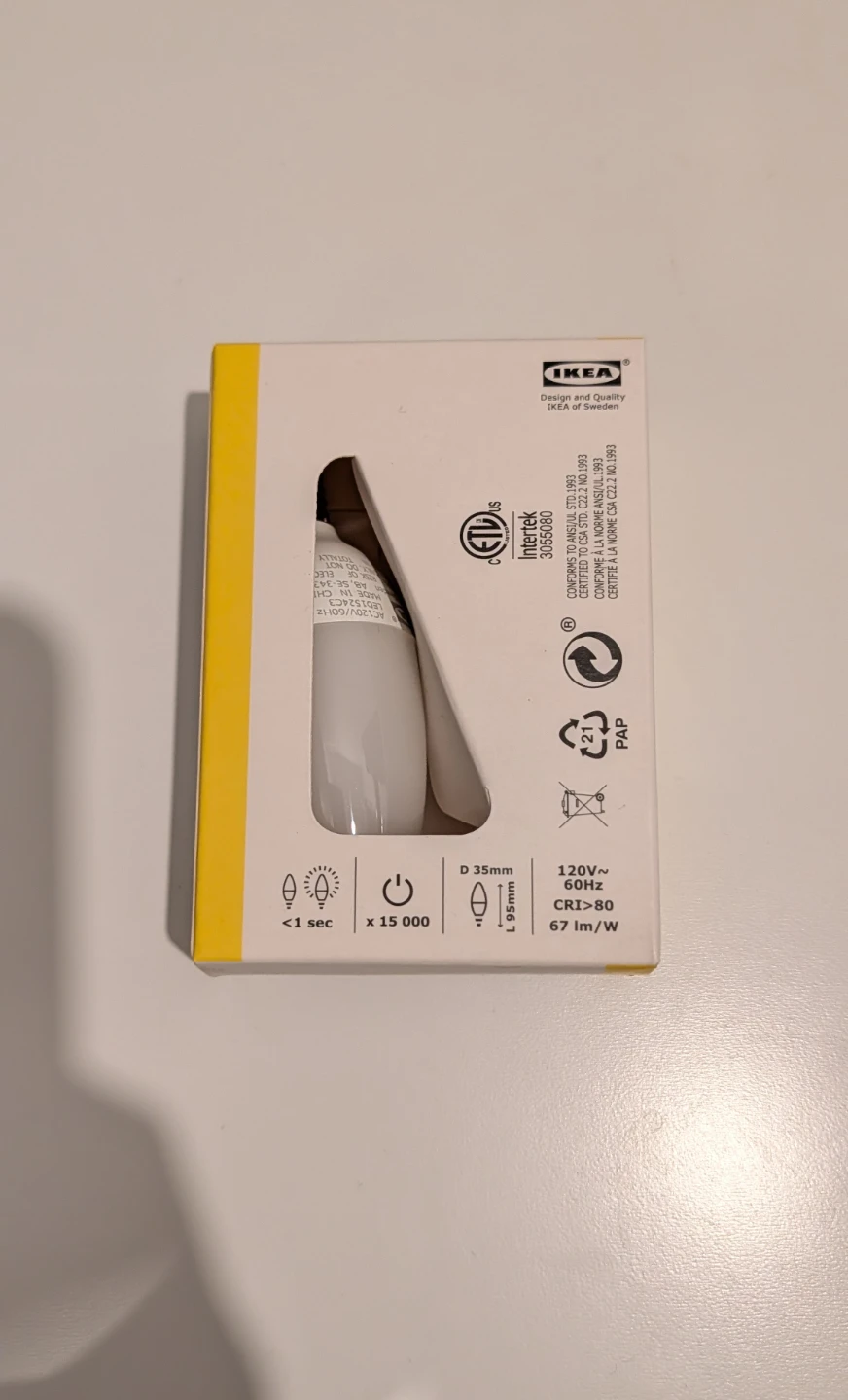 IKEA RYET LED Light Bulbs (3 bulbs total) - photo 2