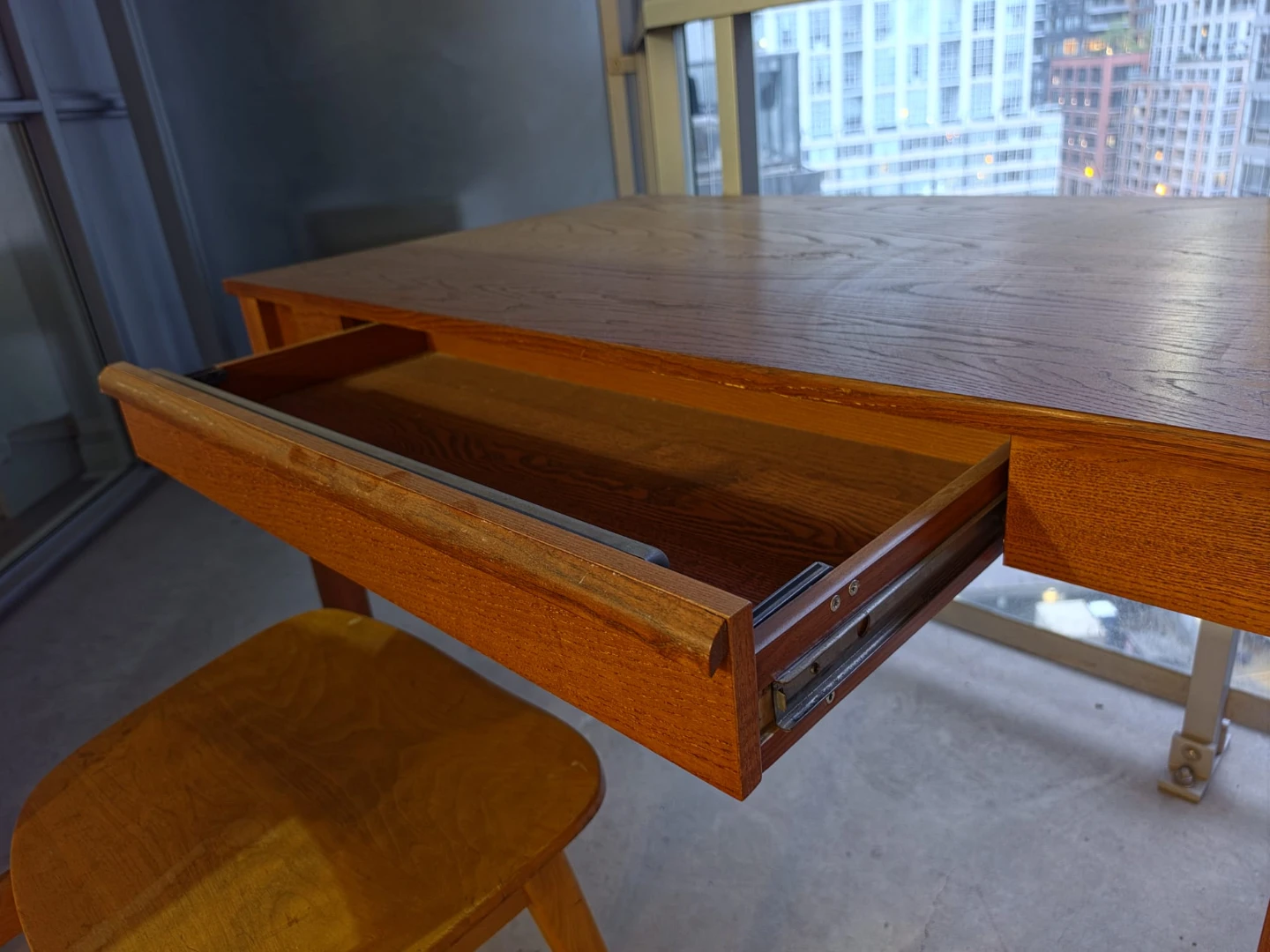 Wooden Dining Table and 2 Chairs Set - photo 3