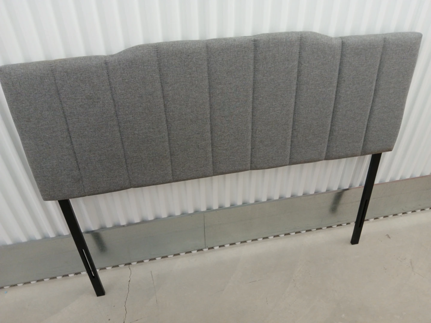 Gray Upholstered Headboard queen size - photo 4