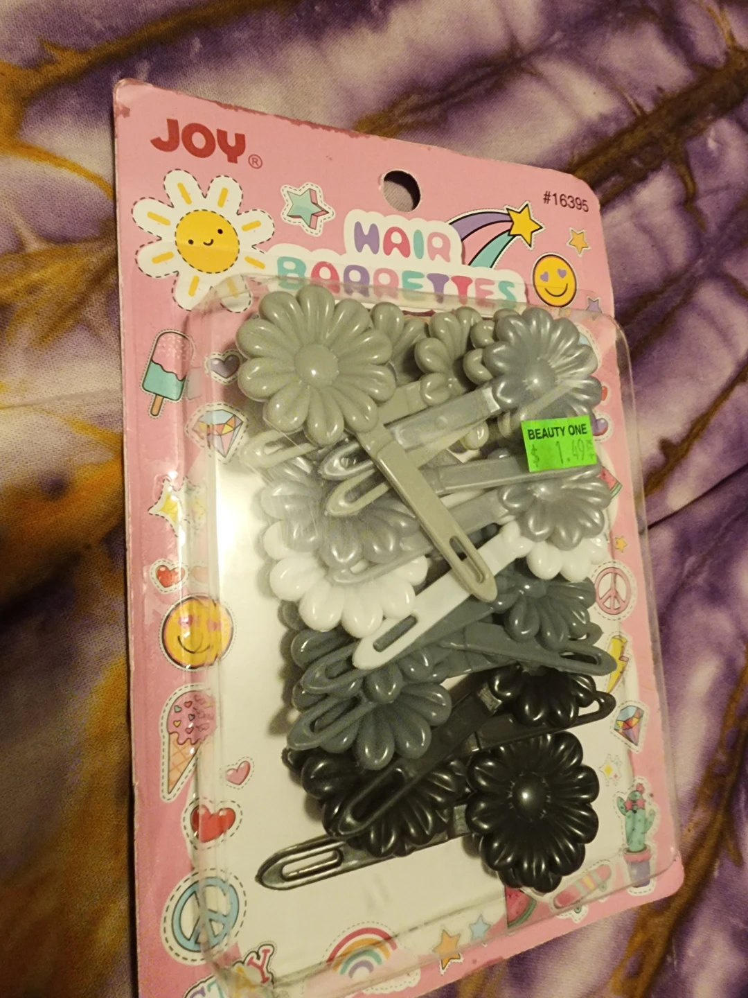 Joy Hair Barrettes - Flower Shape
