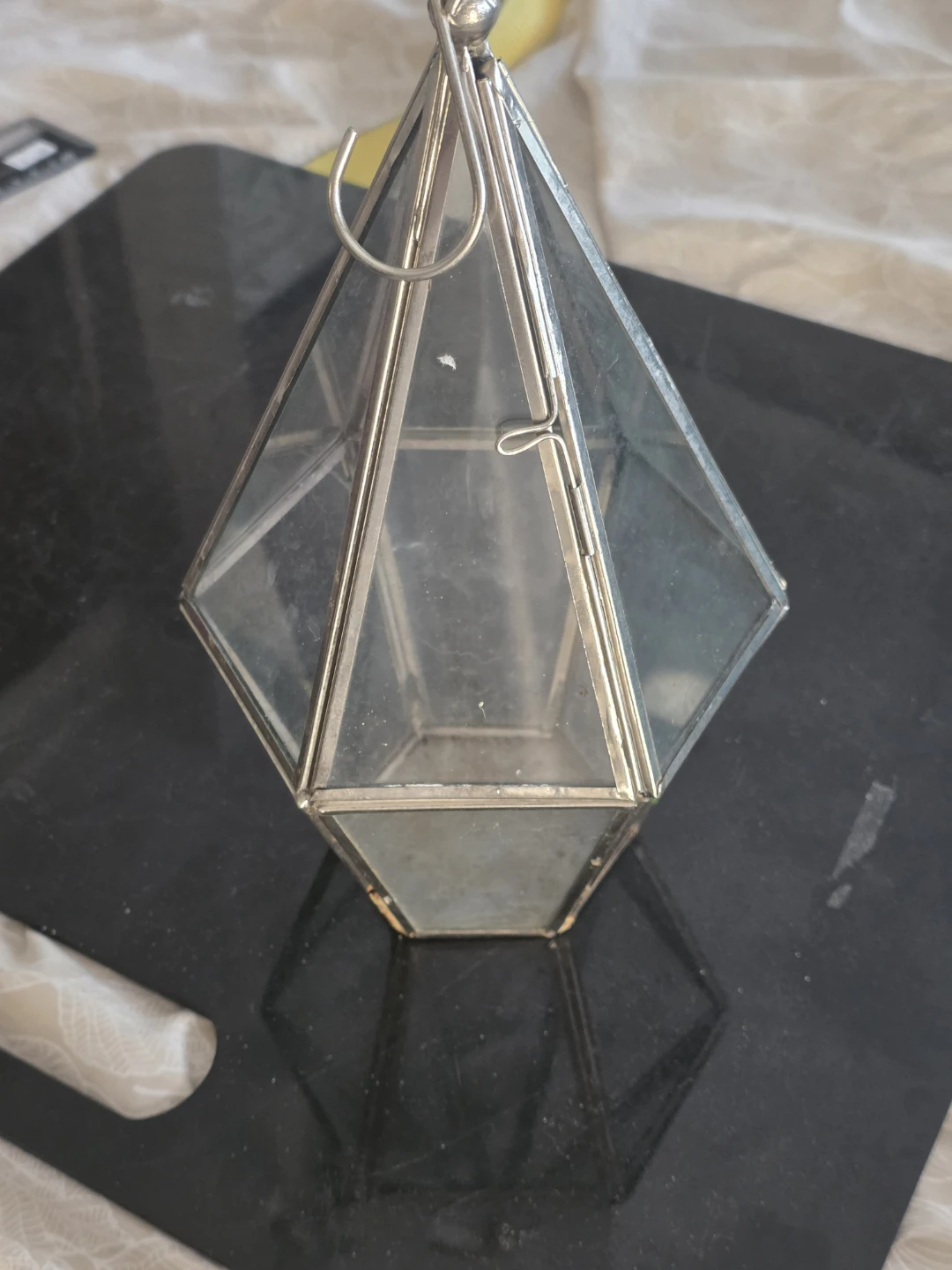 11 inch Glass Geometric Terrarium