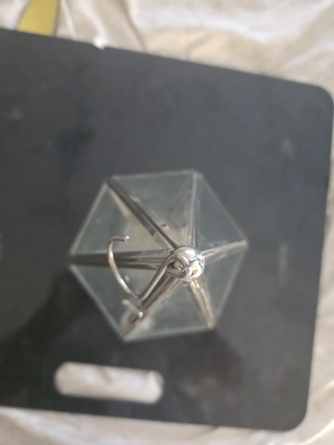 11 inch Glass Geometric Terrarium - photo 4