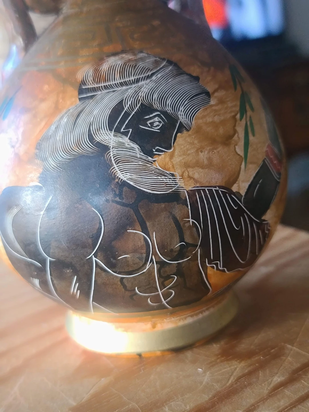 Greek Ceramic Amphora Vase - photo 2