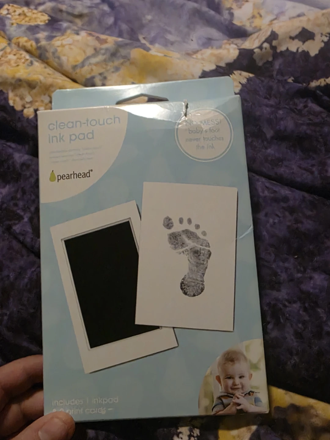 Pearhead Clean-Touch Ink Pad Baby Footprint Kit