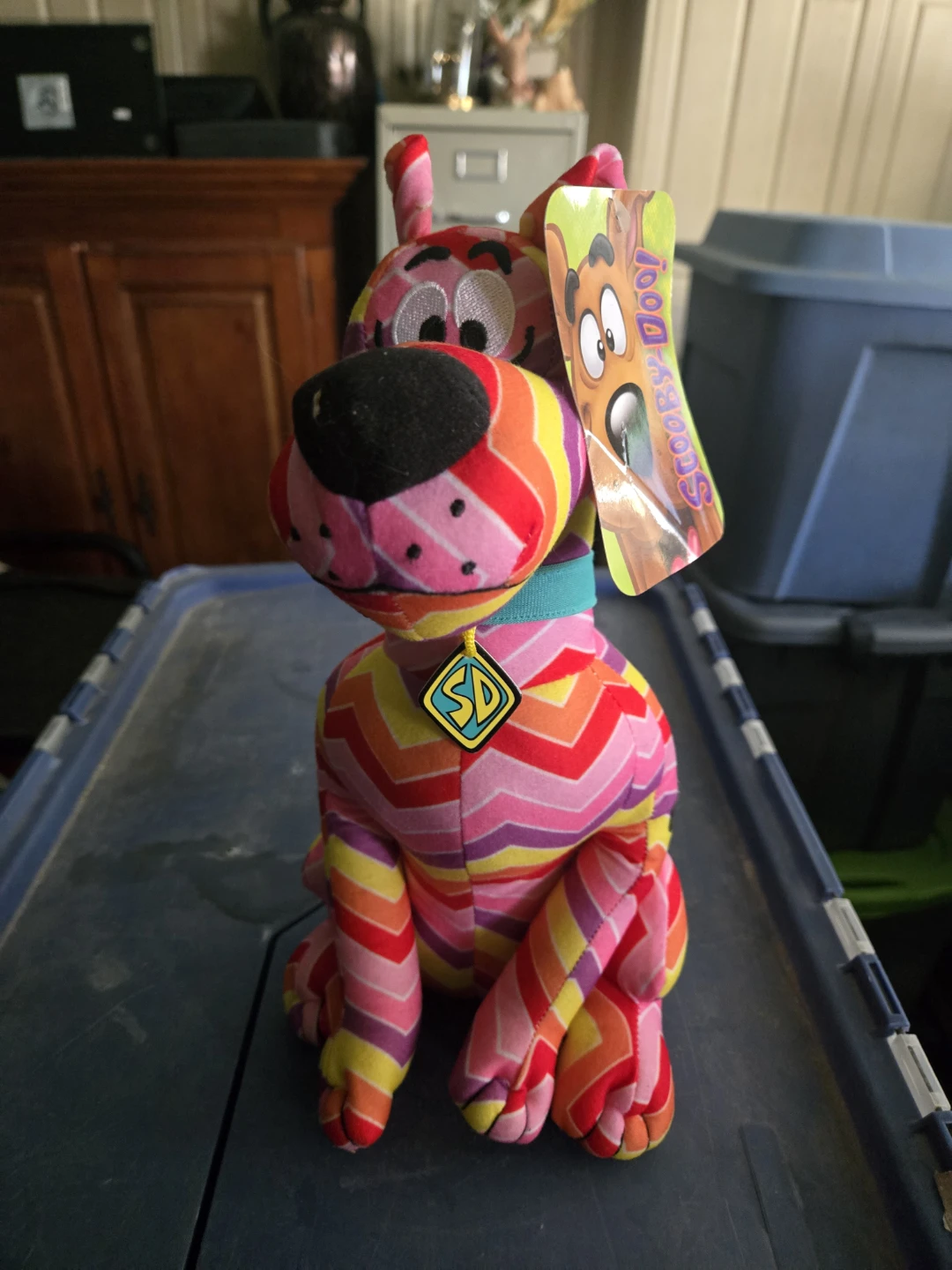 Scooby-Doo Rainbow Chevron Plush Toy - photo 2