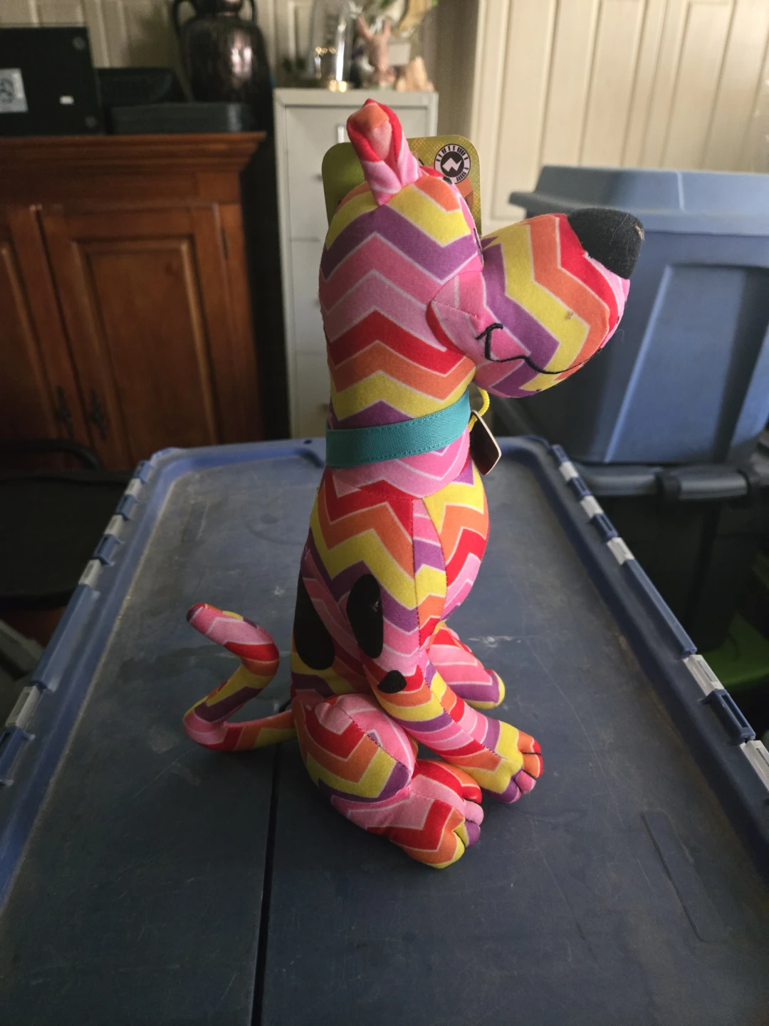 Scooby-Doo Rainbow Chevron Plush Toy - photo 3