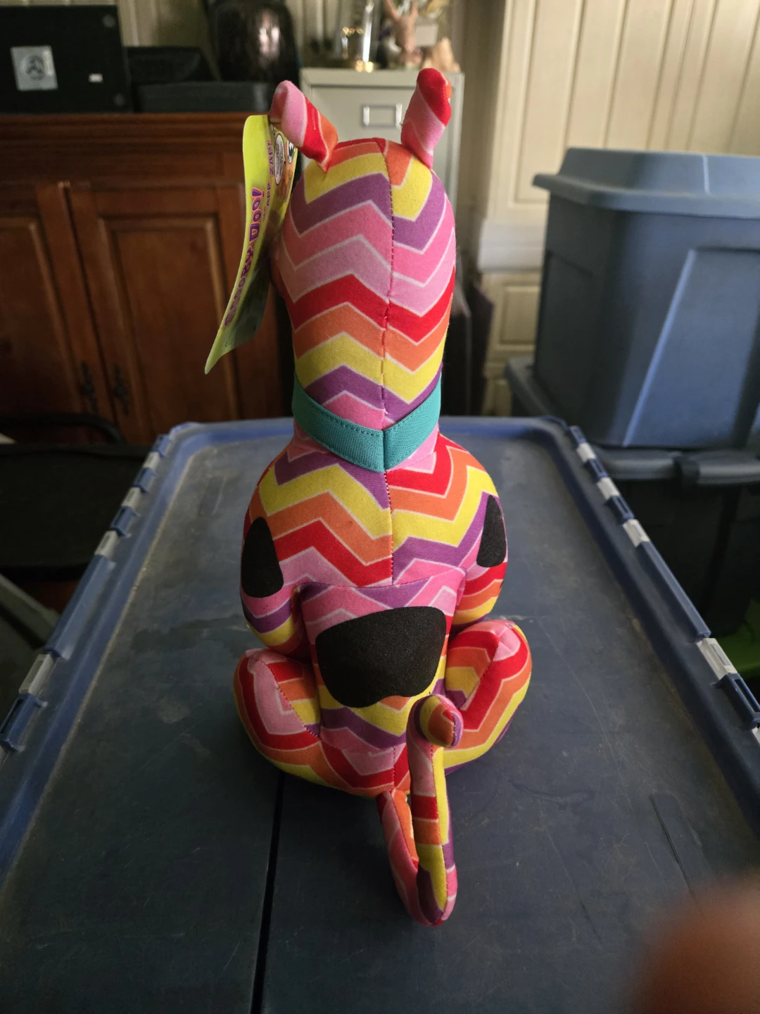 Scooby-Doo Rainbow Chevron Plush Toy - photo 4