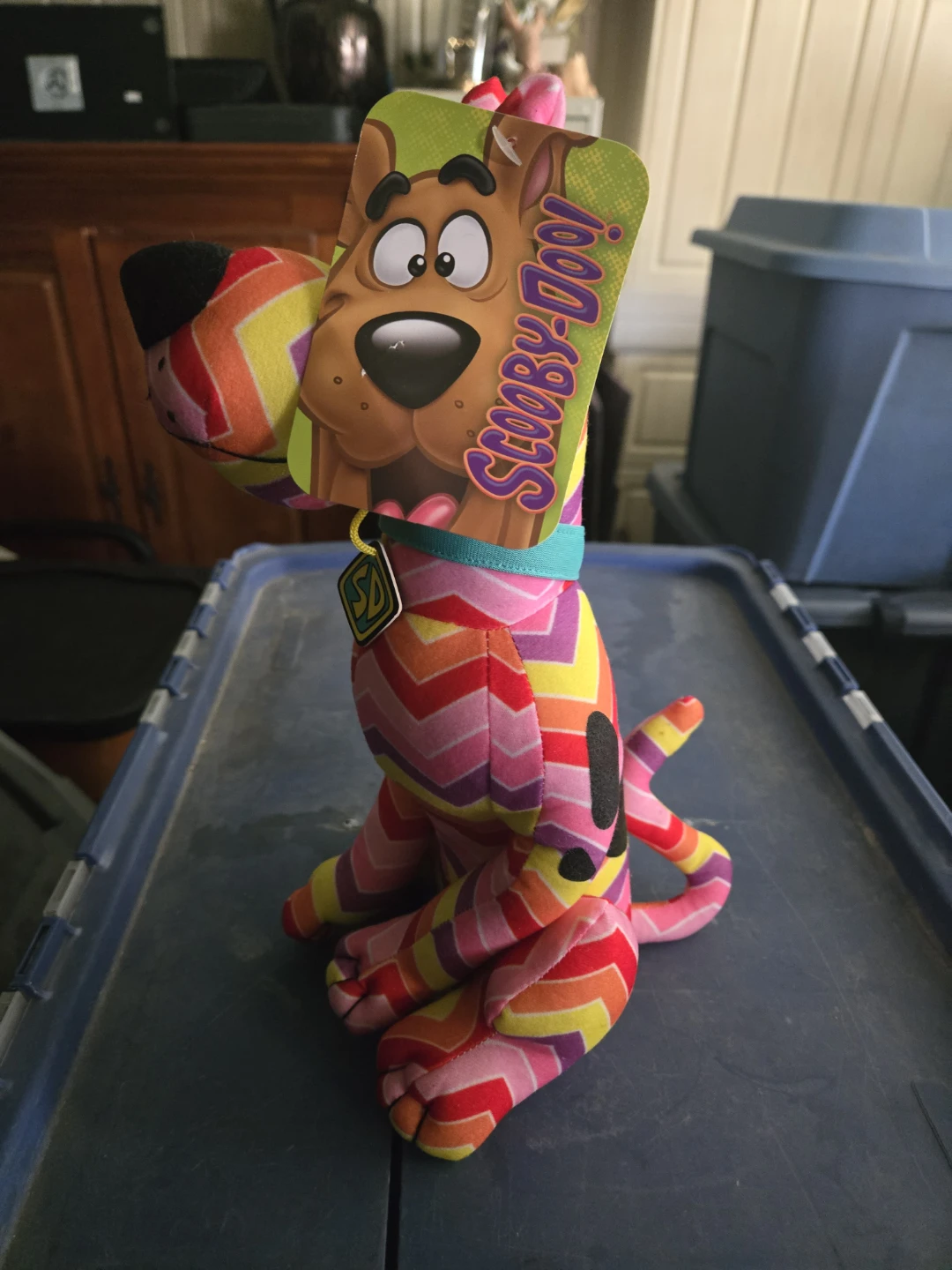 Scooby-Doo Rainbow Chevron Plush Toy - photo 5