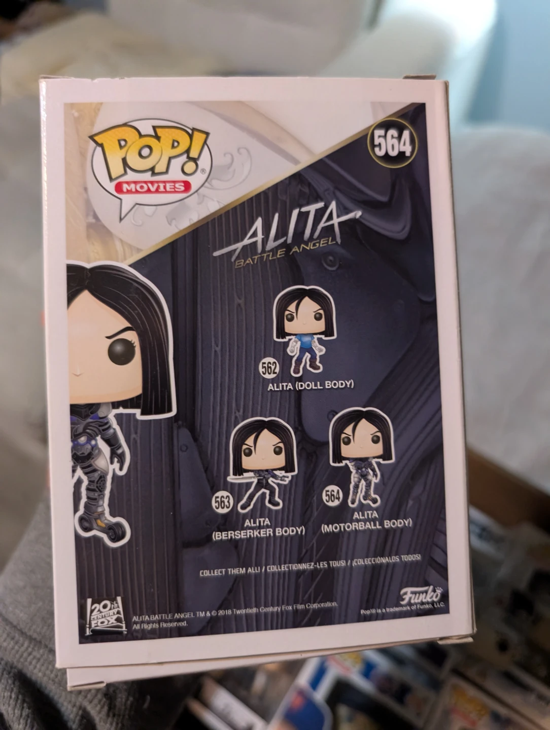 Funko Pop! Movies Alita Battle Angel Alita (Motorball Body) #564 - photo 2