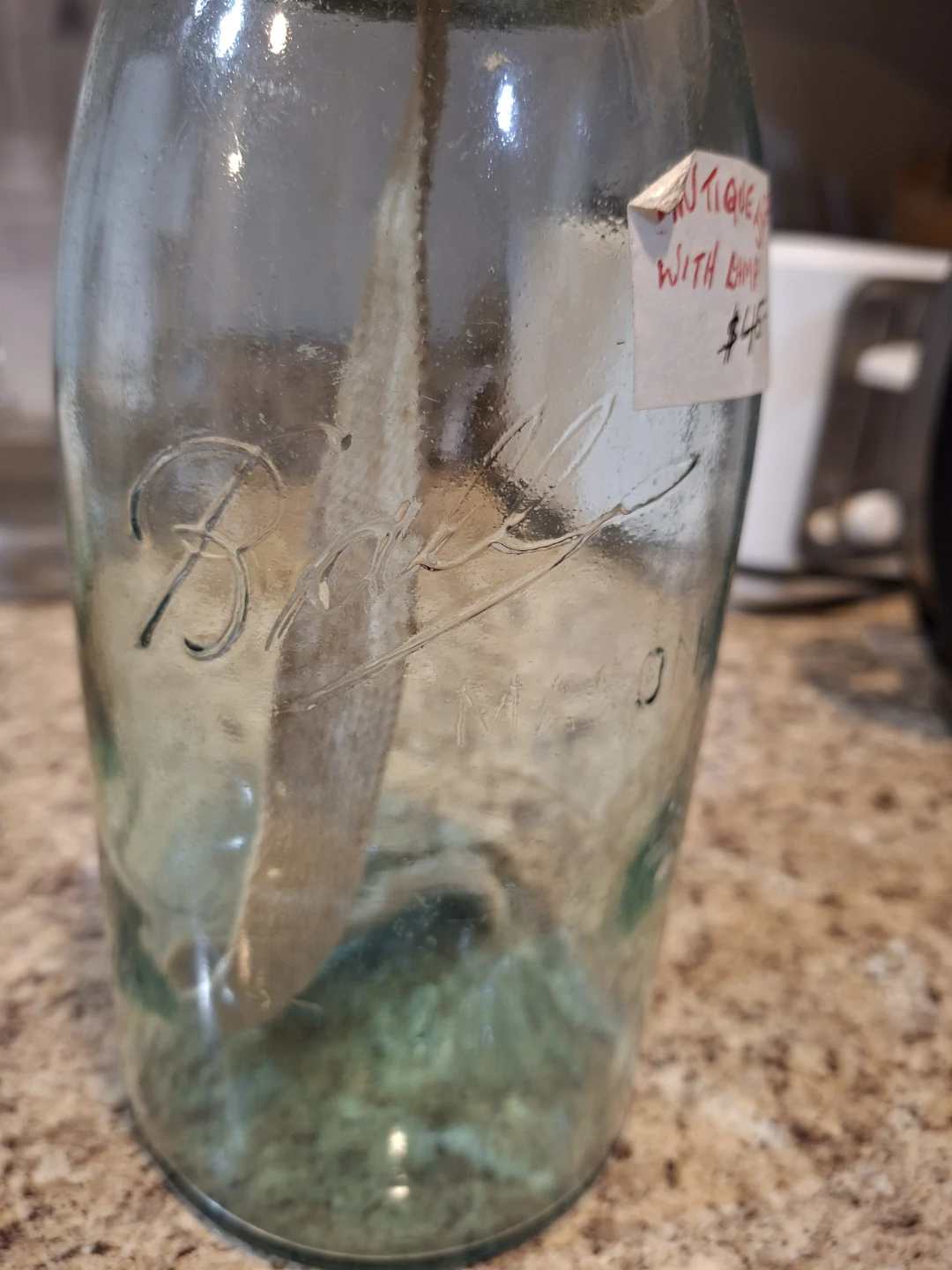 Antique Ball Mason Jar Lamp - photo 4