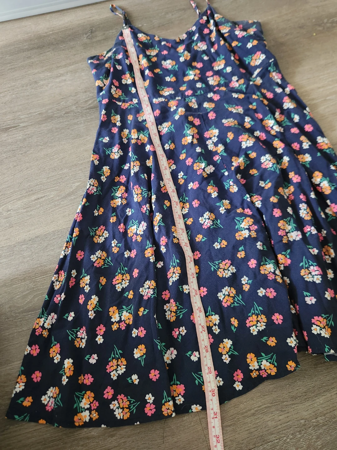 Navy Floral Sundress ⚽ - photo 4