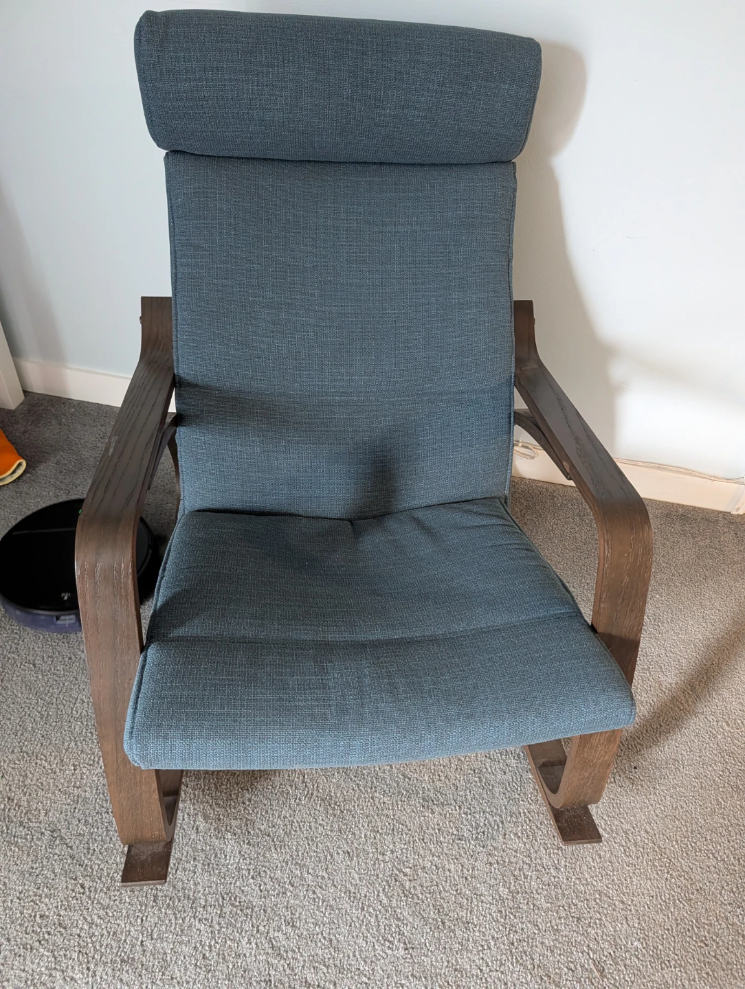 Rocking Chair with Wooden Frame