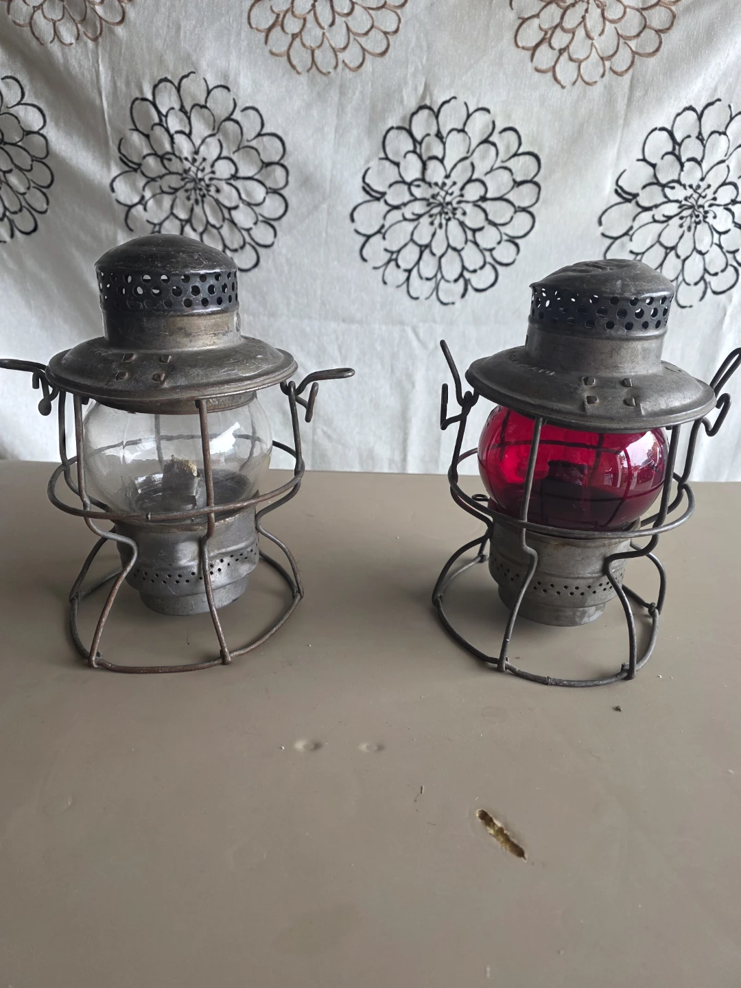 Vintage Hiram L. Piper Co. Lanterns (2)