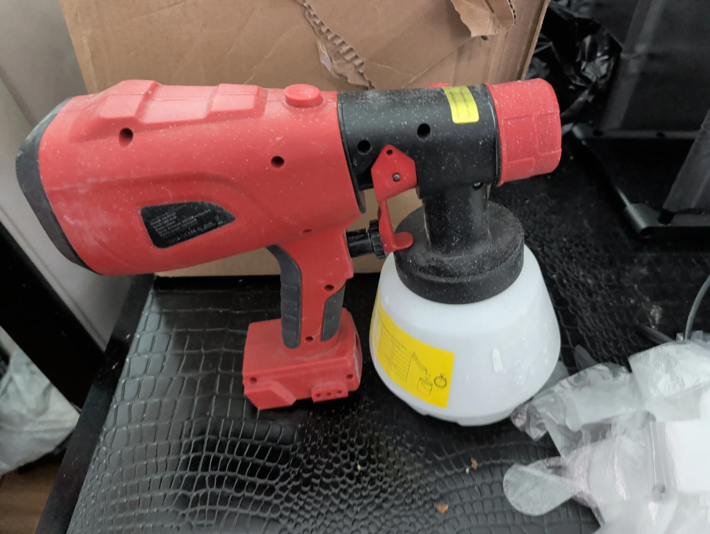 Red Cordless Electric Sprayer