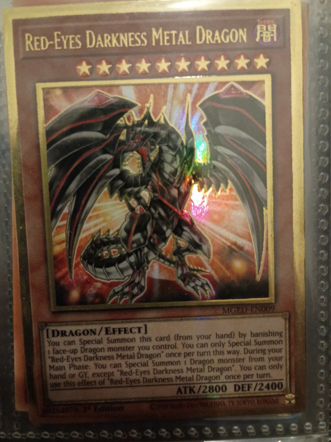Red-Eyes Darkness Metal ⚽ Yu-Gi-Oh! Card