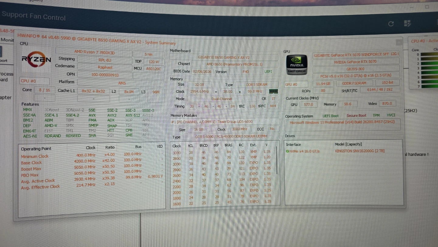 Gaming pc | Ryzen 7 7800X3D | RTX 5070 | Armoury Sentinel - photo 2