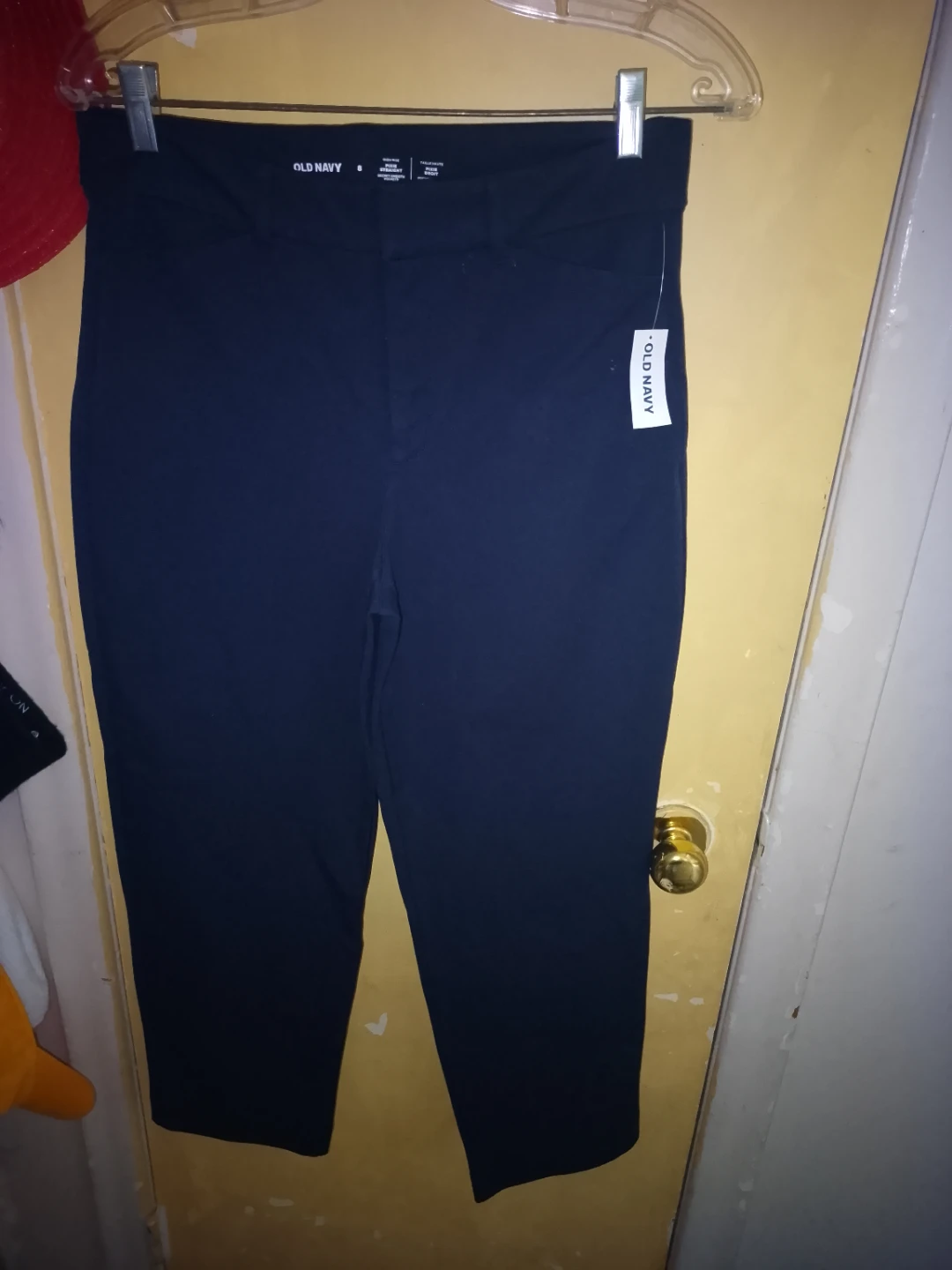 Old Navy Pixie Straight High-Rise Pants