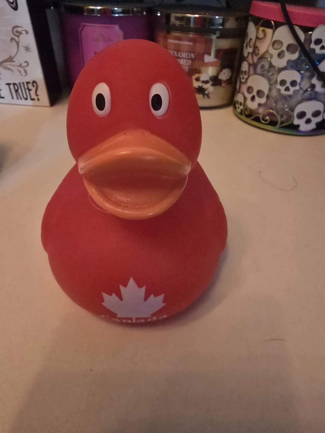 Red Canada Rubber Duck