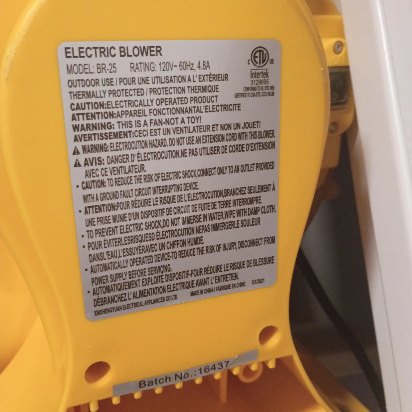Electric Blower