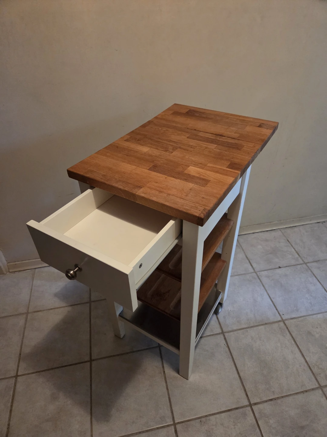 Kitchen Cart with Drop Leaf - photo 2