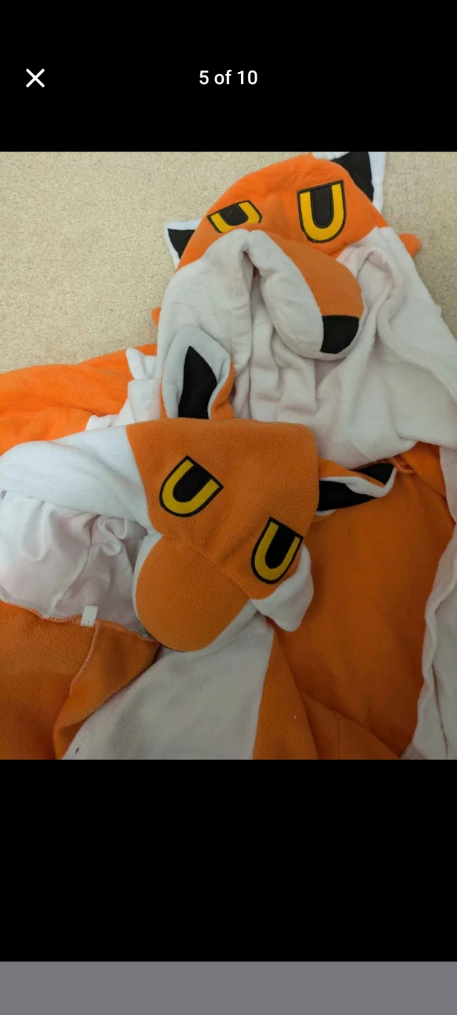 Two adult Fox Onesie Costume. Price for both. - photo 4