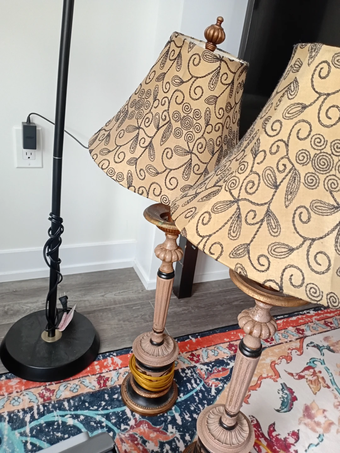 Lamps with Decorative Shades (Set of 2) - photo 2