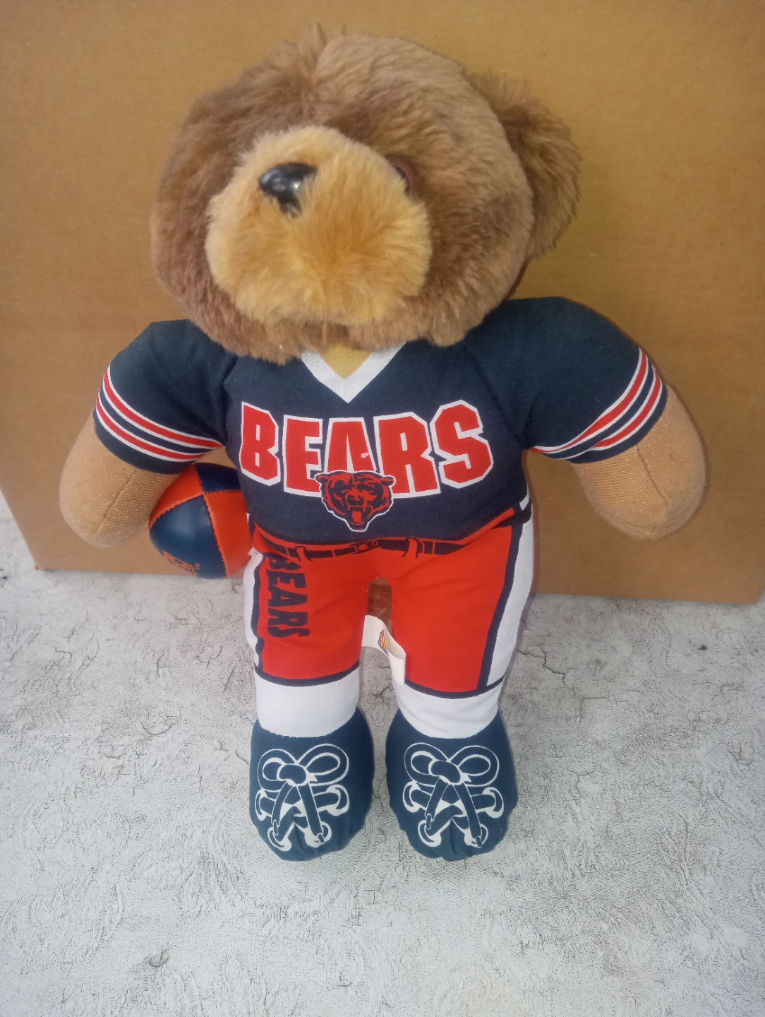 Chicago Bears Plush Teddy Bear with Football