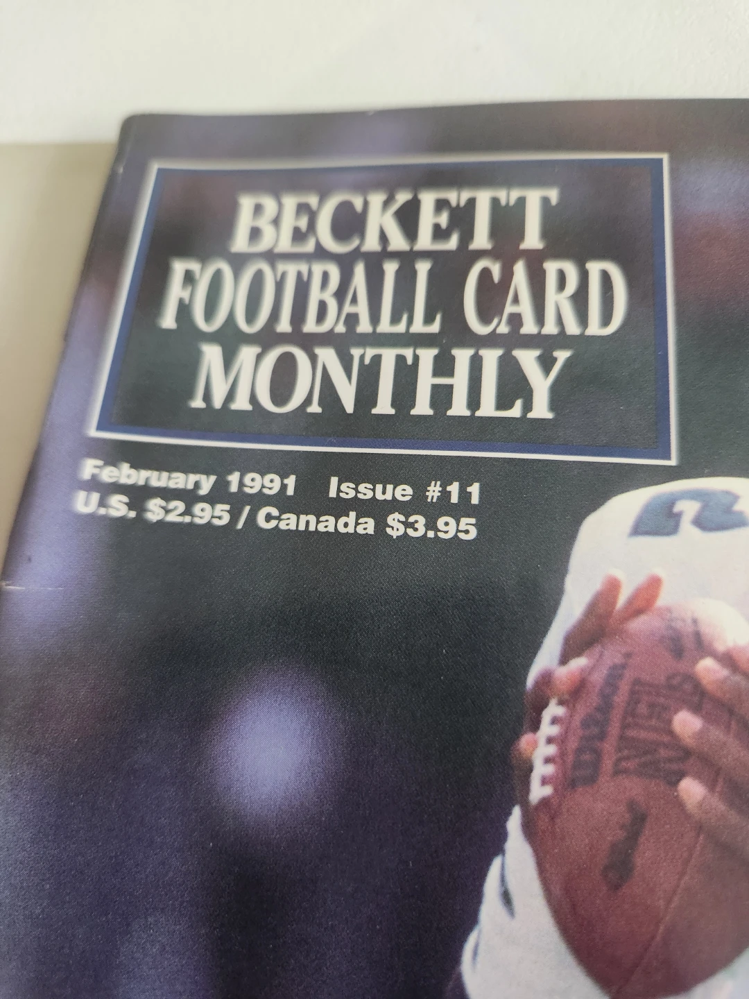 Beckett Football Card Monthly Magazine - February 1991 Issue #11 - photo 3