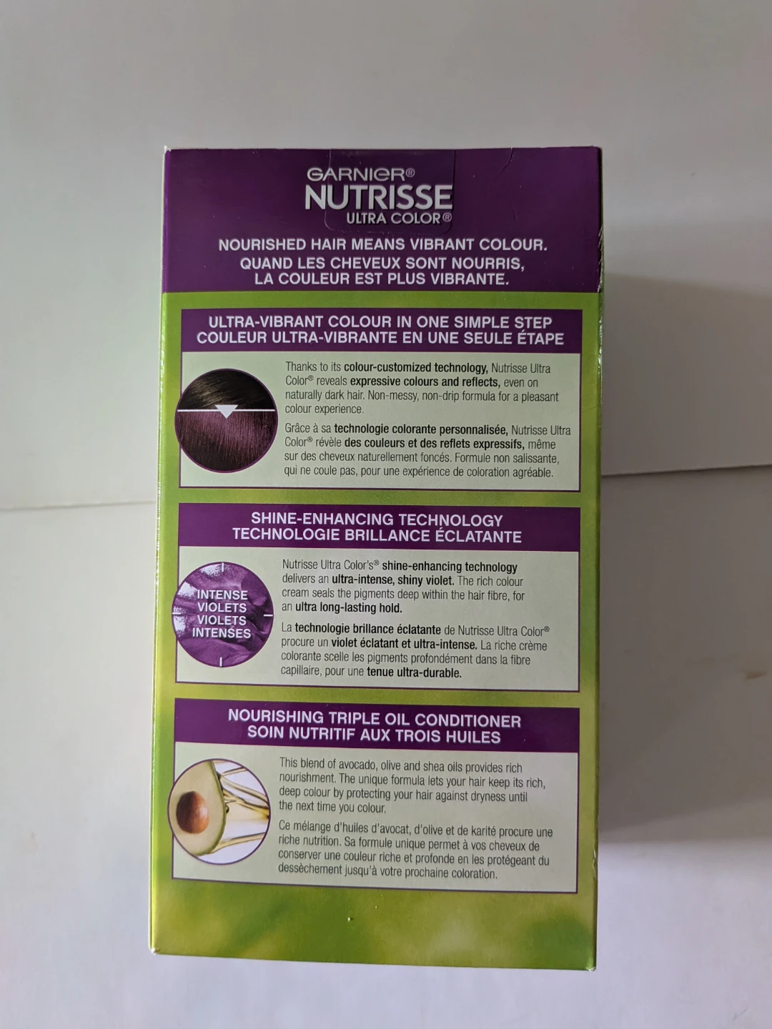 Garnier Nutrisse Ultra Color Hair Dye 421 Acai Berry - photo 2