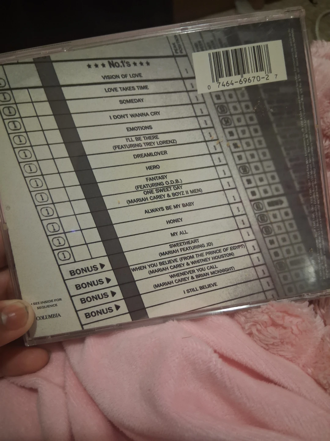 Mariah Carey #1's CD - photo 2
