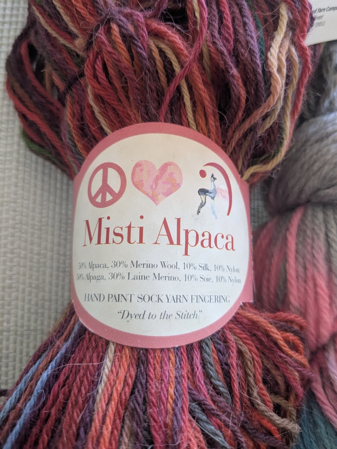Cotton/wool/alpaca mixed yarn - photo 2