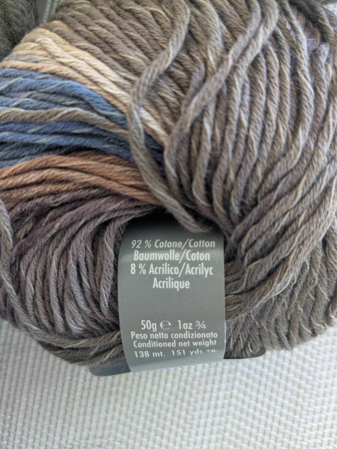 Cotton/wool/alpaca mixed yarn - photo 3