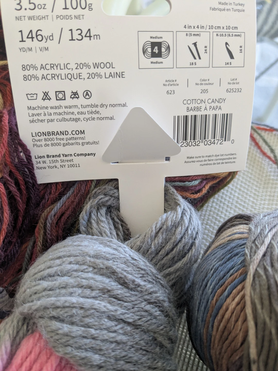 Cotton/wool/alpaca mixed yarn - photo 4
