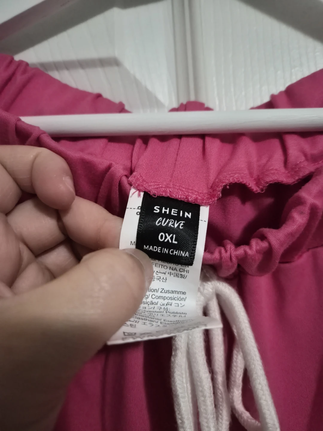 SHEIN Curve Pink Capri Joggers - photo 3