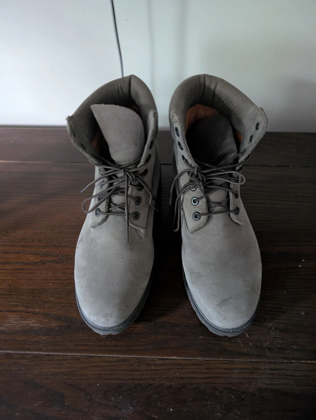 Grey Timberland Boots