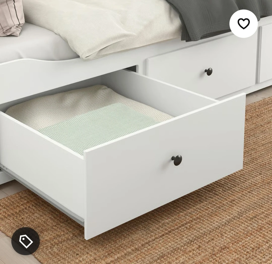 HEMNES Daybed with 3 drawers/2 mattresses,Twin - photo 3