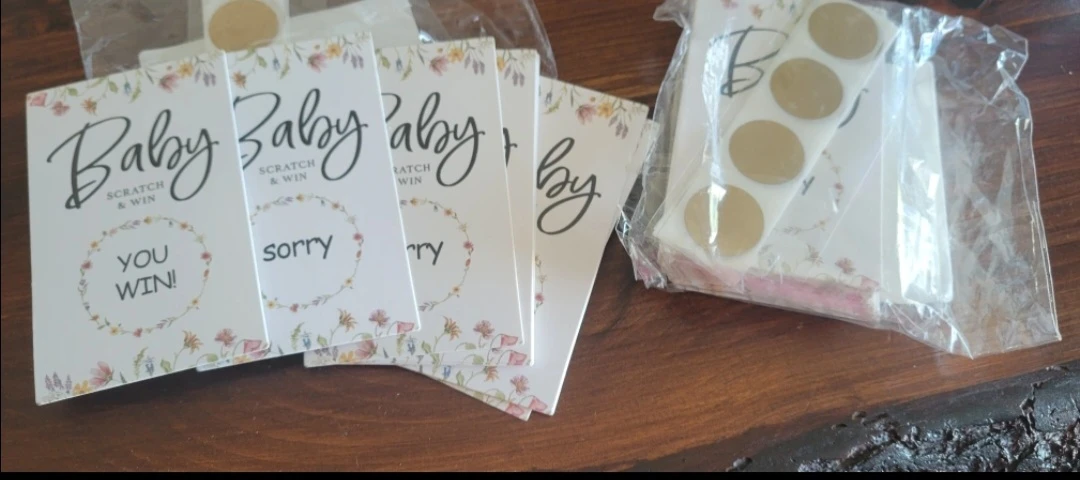 ⚽ Baby Shower Game Cards Lot - photo 2