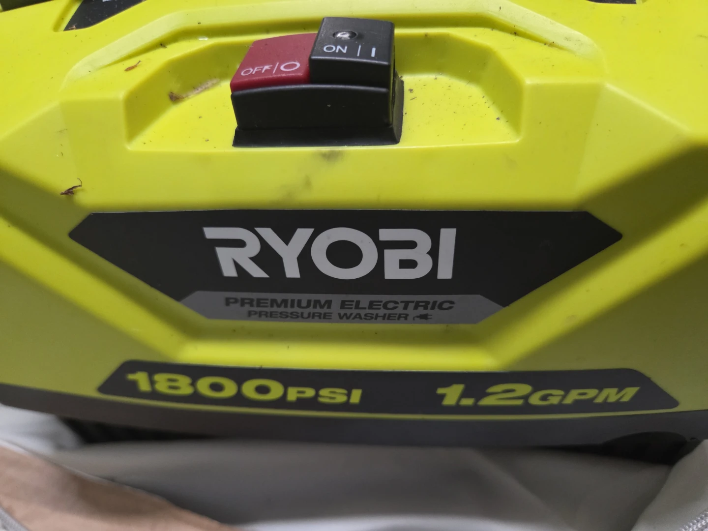 Ryobi 1800 PSI Electric Pressure Washer - photo 2