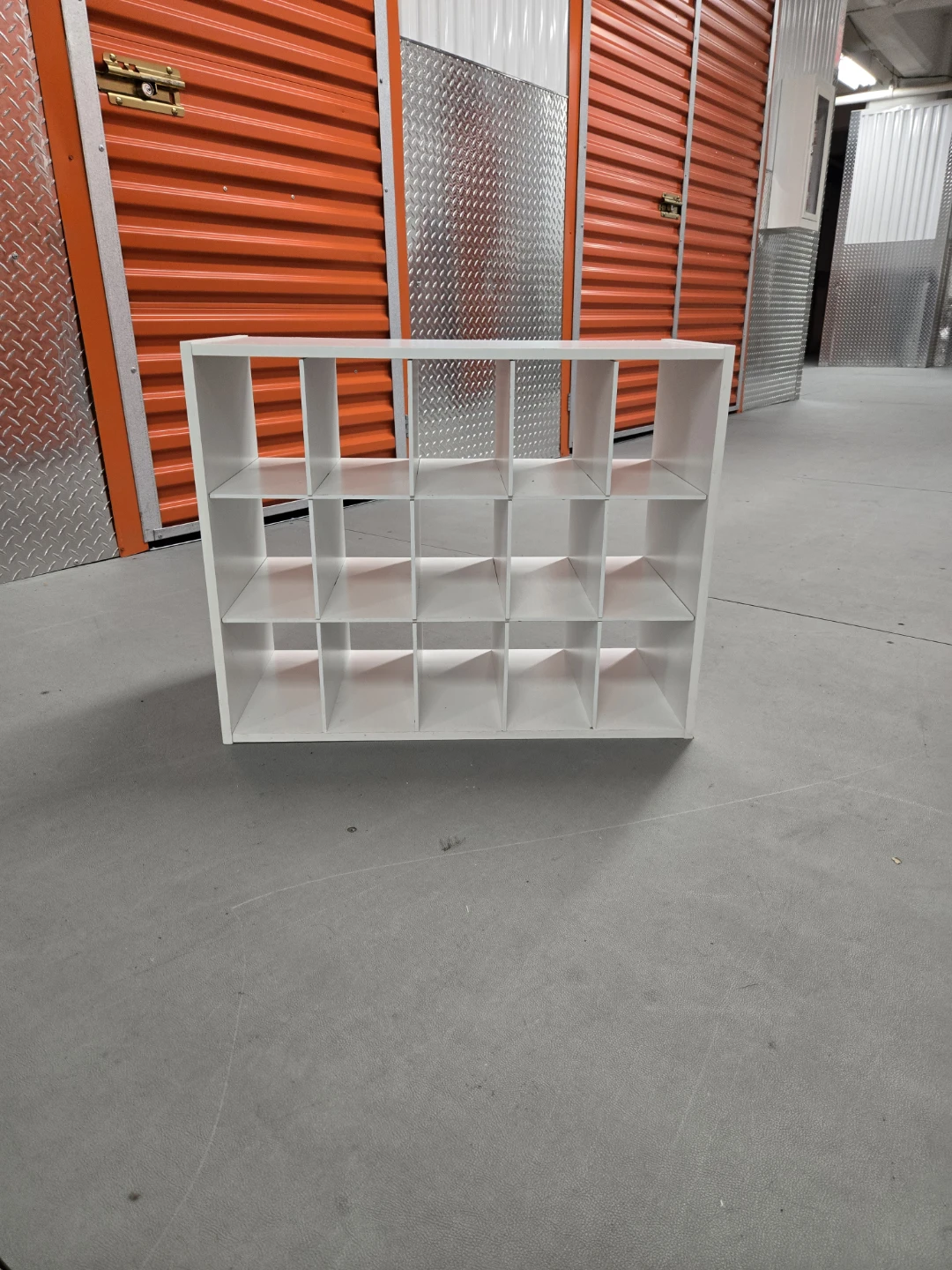 White Cube Storage Shelf Organizer