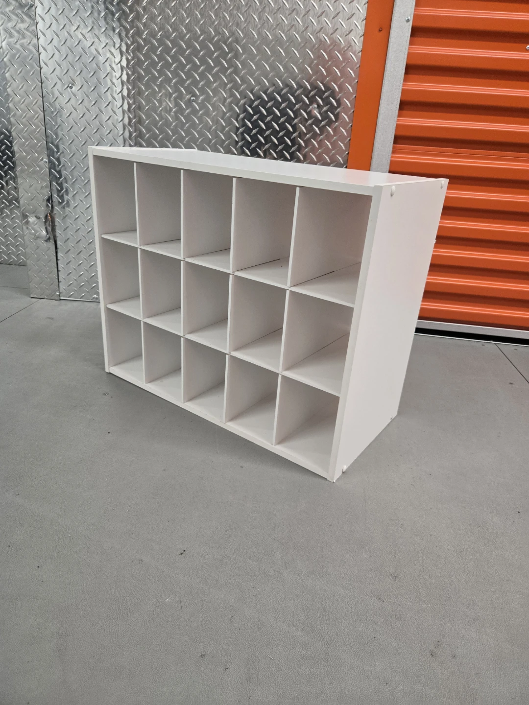 White Cube Storage Shelf Organizer - photo 3