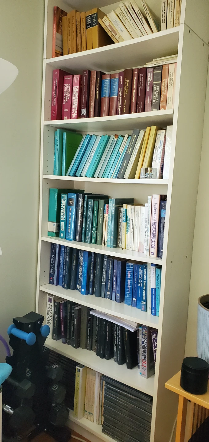 Ikea whit Billy 5 shelves book case with extension