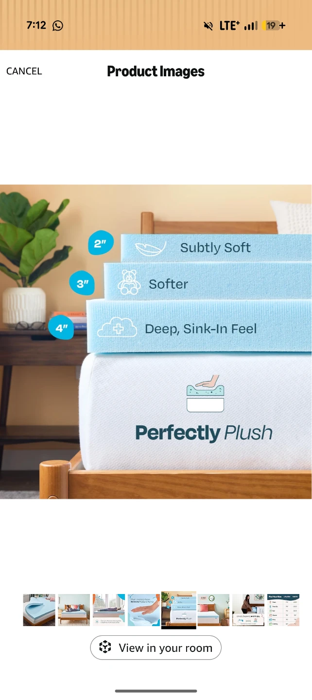 3-inch King Size Memory Foam Mattress Topper - photo 4