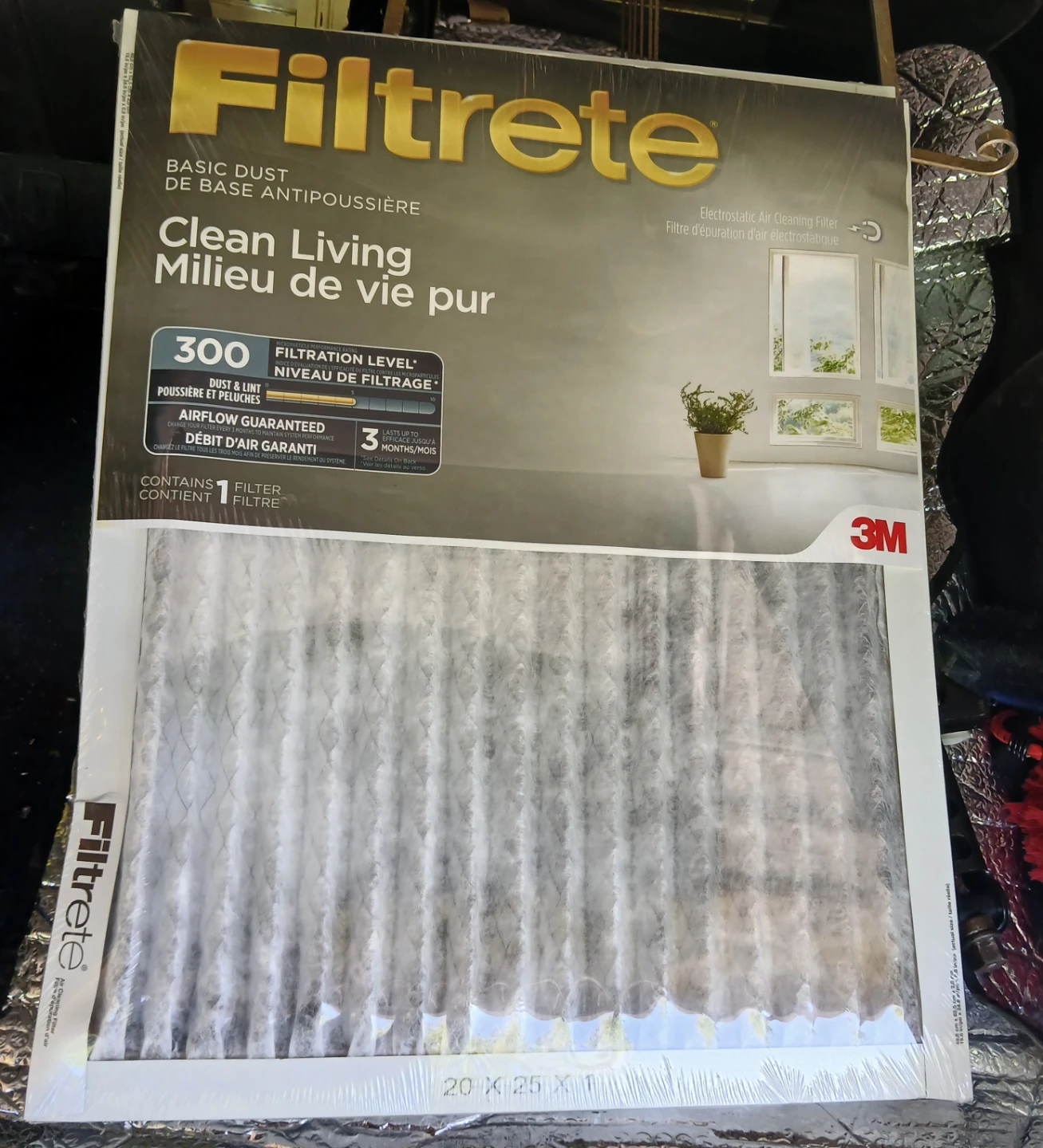 Filtrete 20x25x1 Clean Living Basic Dust Air Filter