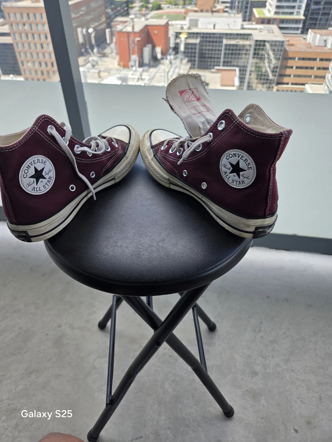 Converse Chuck Taylor All Star High Top Sneakers Burgundy - photo 2