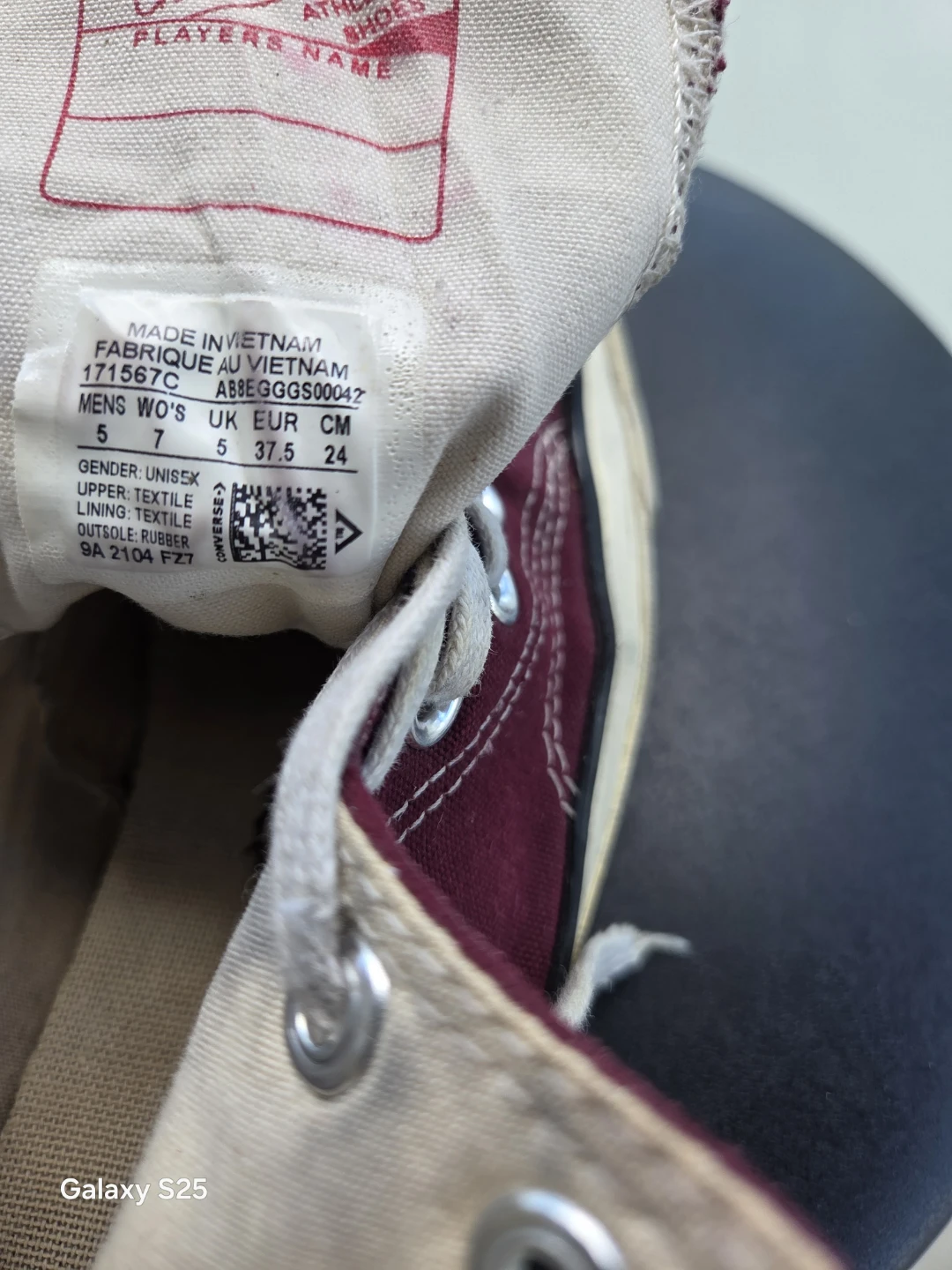 Converse Chuck Taylor All Star High Top Sneakers Burgundy - photo 3