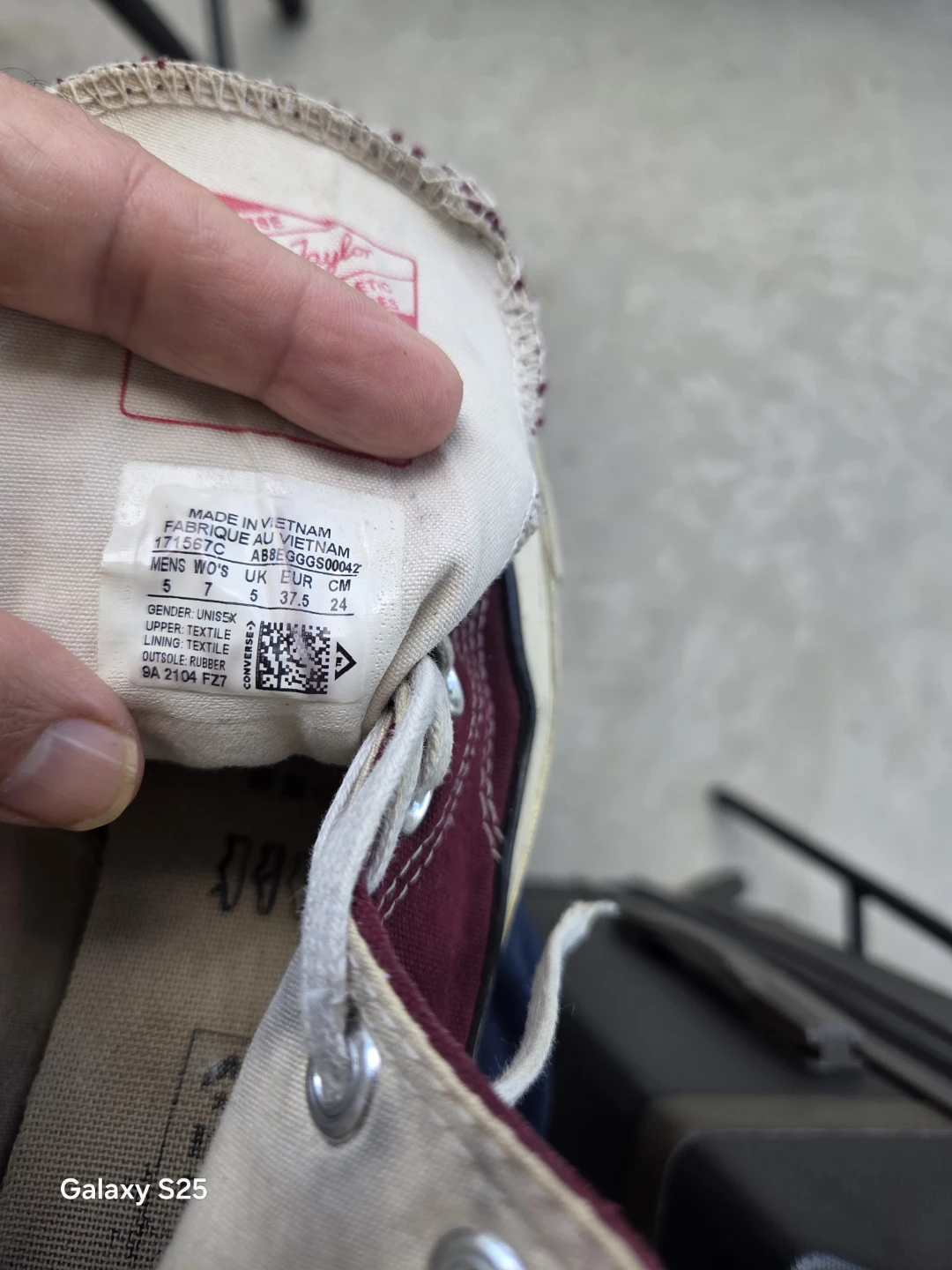 Converse Chuck Taylor All Star High Top Sneakers Burgundy - photo 4