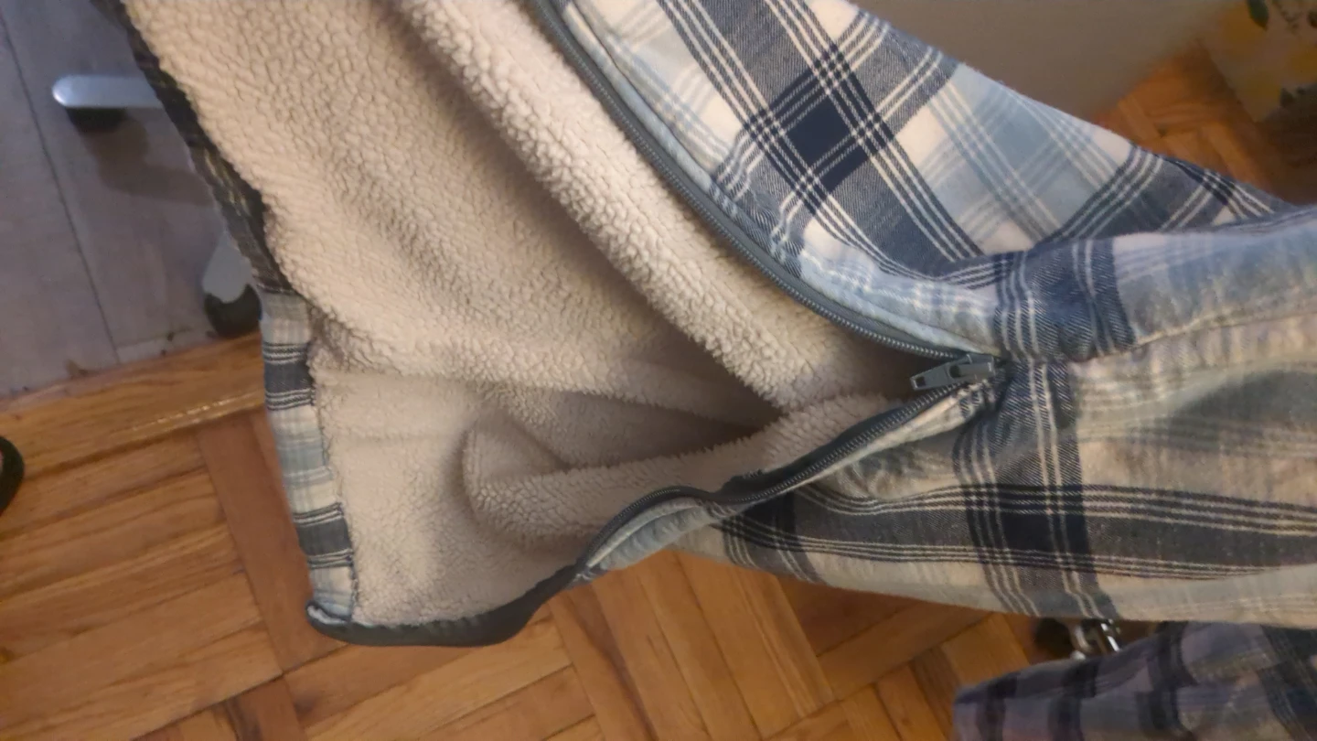 Lands' End Plaid Lined Lounge Pants Size L - photo 4